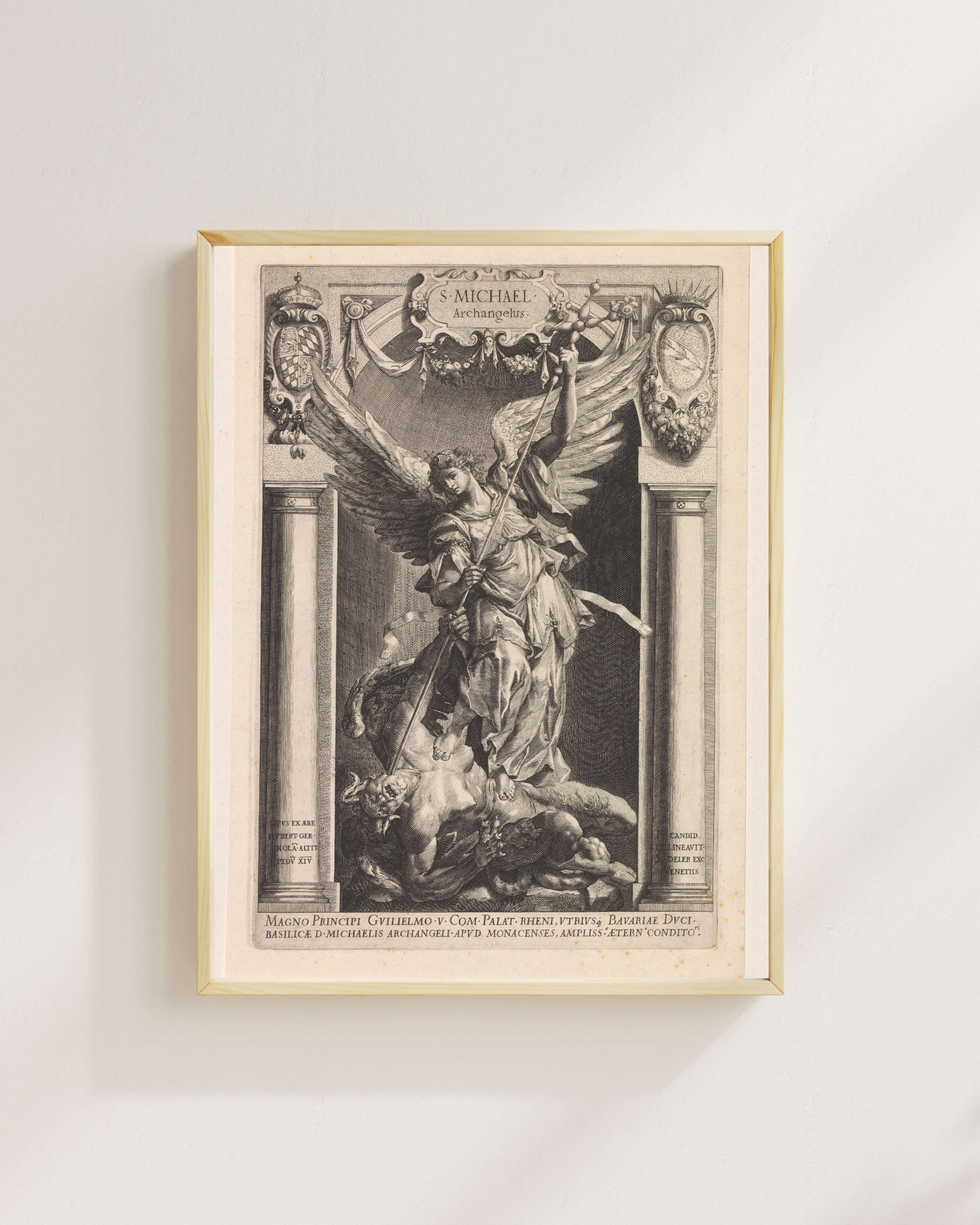 Raphaël Sadeler - Baş Melek Mikail