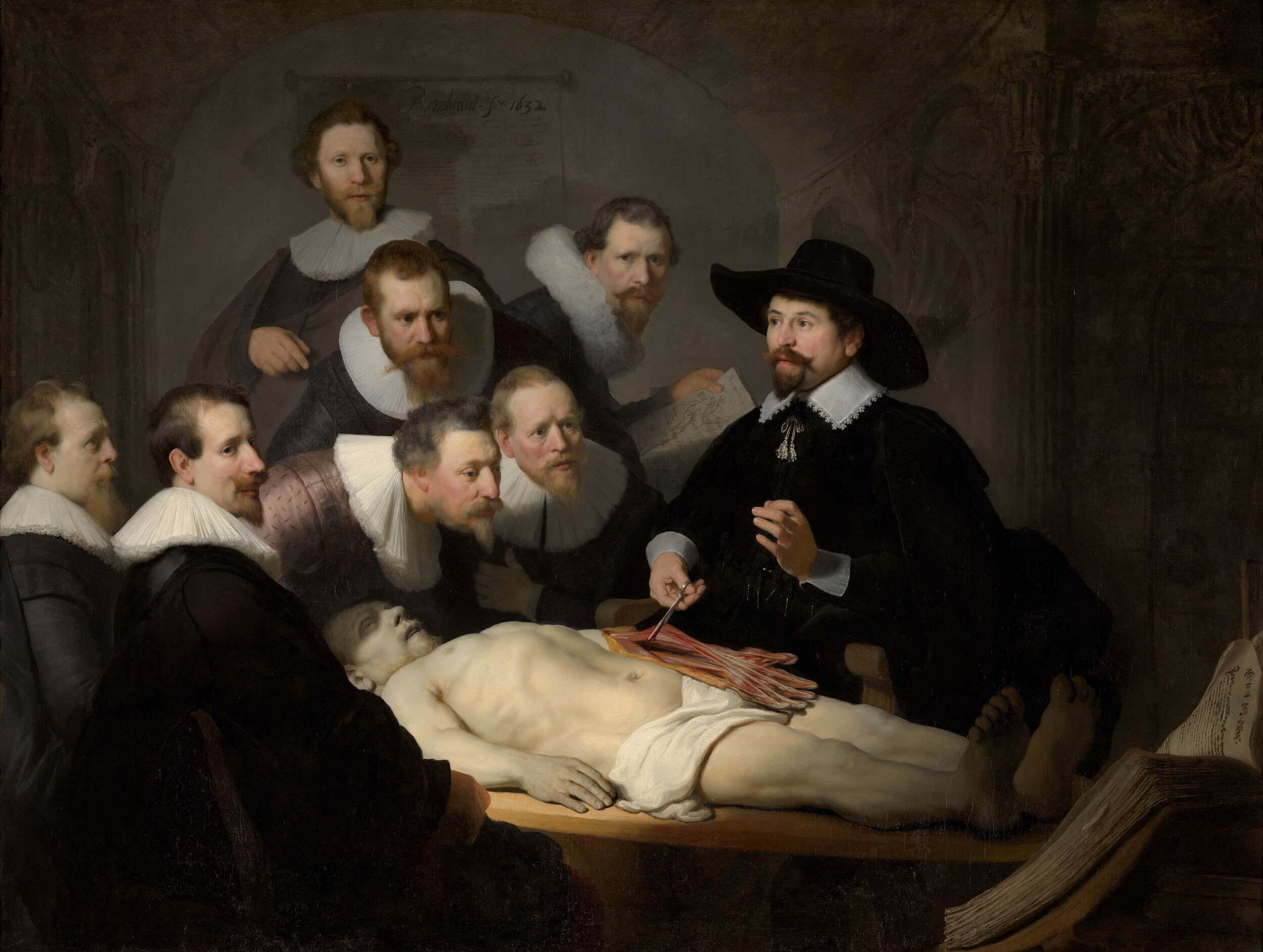 Rembrandt Van Rijn - Dr. Nicolaes Tulp’Un Anatomi Dersi