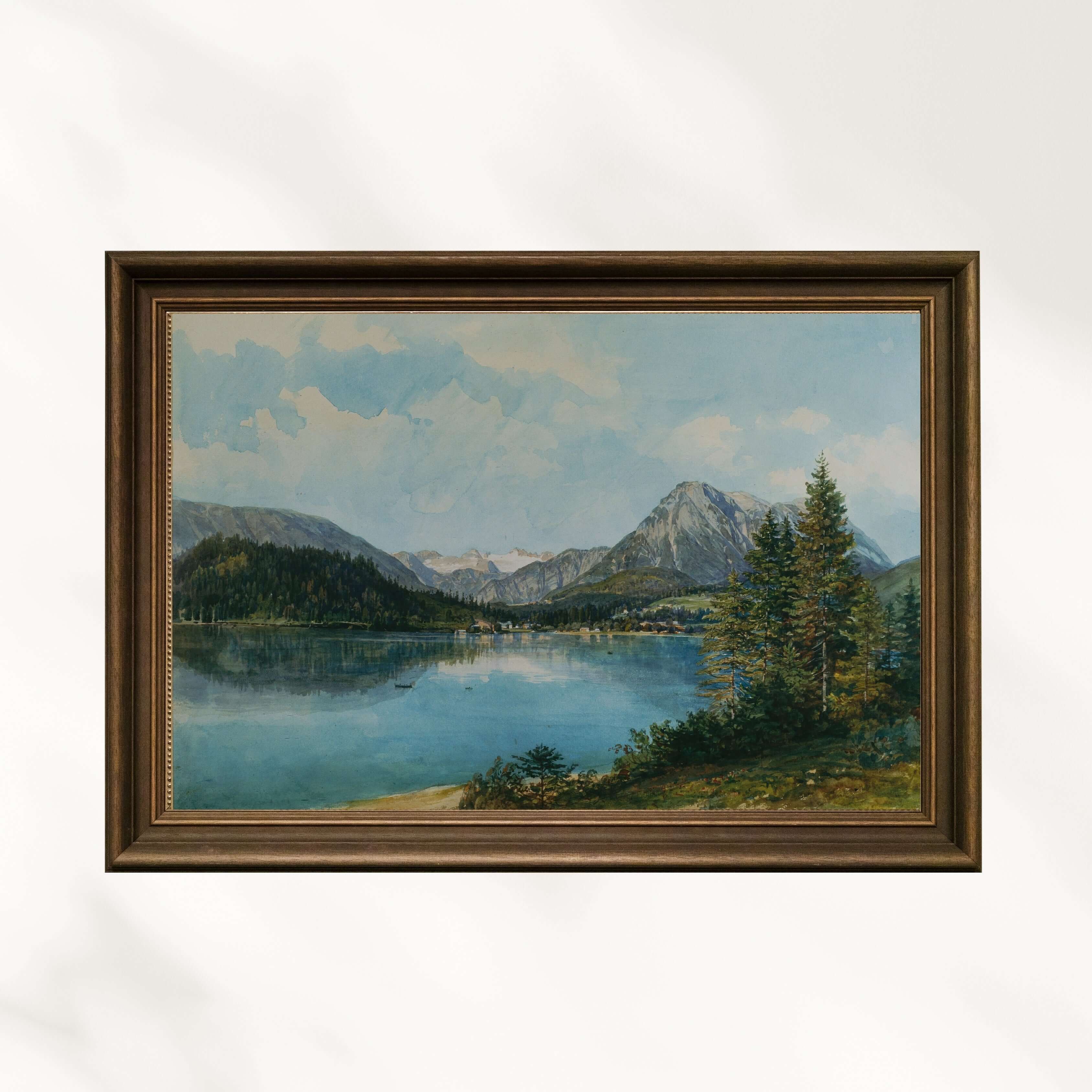 Thomas Ender - Dachstein Ile Altaussee Gölü