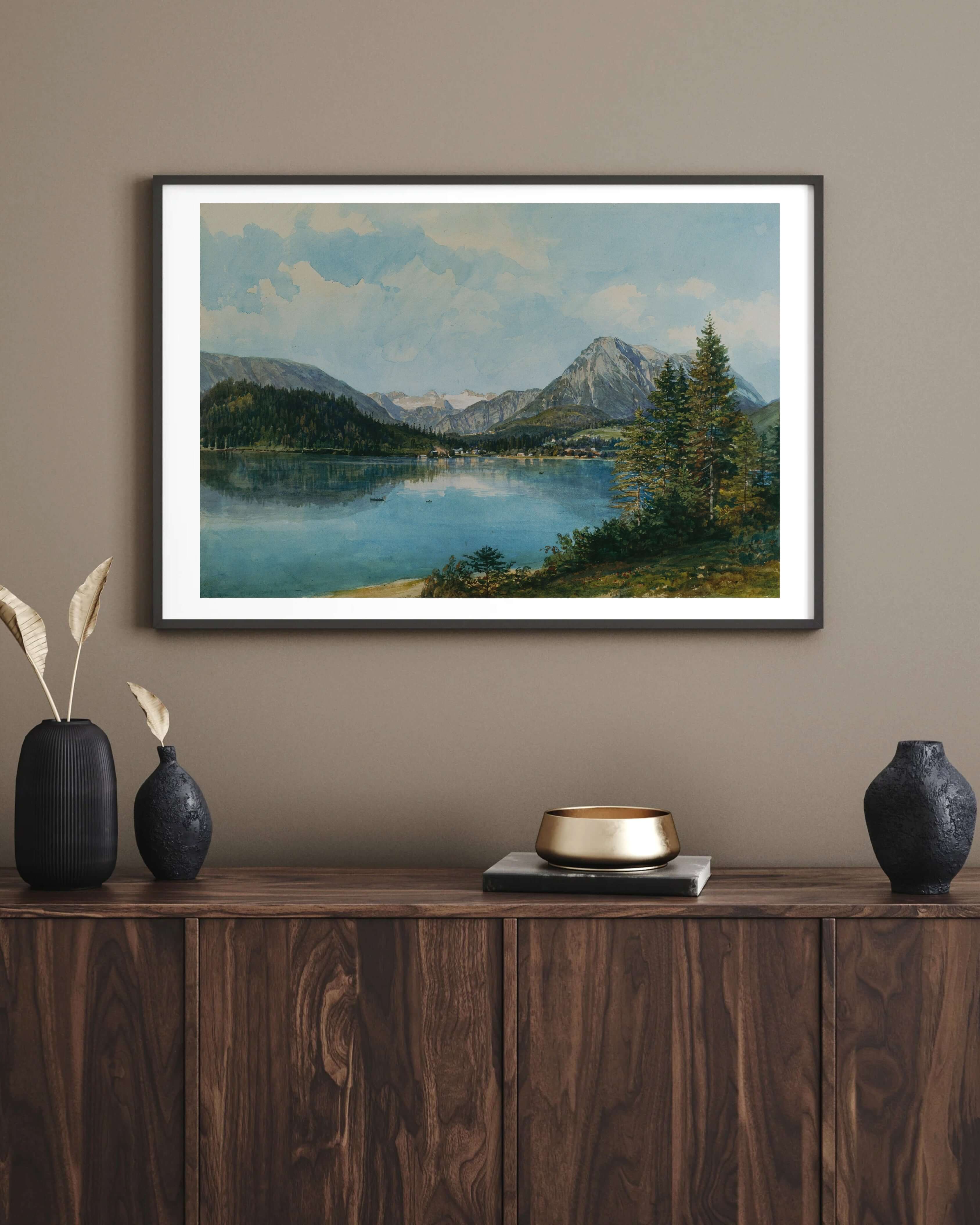 Thomas Ender - Dachstein Ile Altaussee Gölü