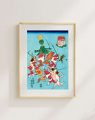 Utagawa Kuniyoshi - İTfaiyeciler Ve Sancak