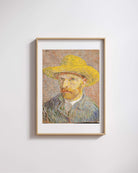 Vincent Van Gogh - Hasır Şapkalı Otoportre