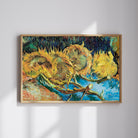 Vincent Van Gogh - Tohuma Dönmüş Dört Ayçiçeği