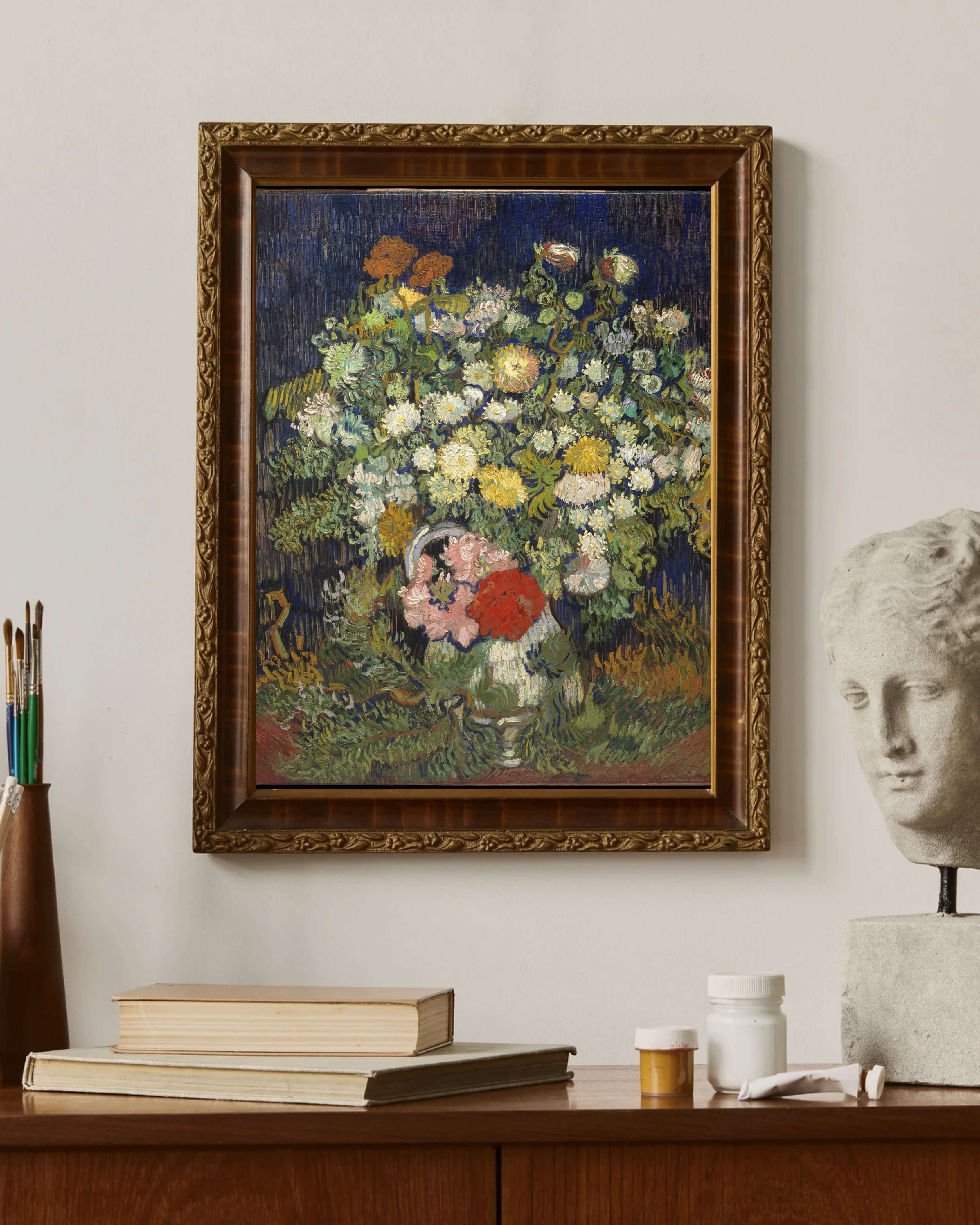 Vincent Van Gogh - Vazodaki Çiçek Demeti