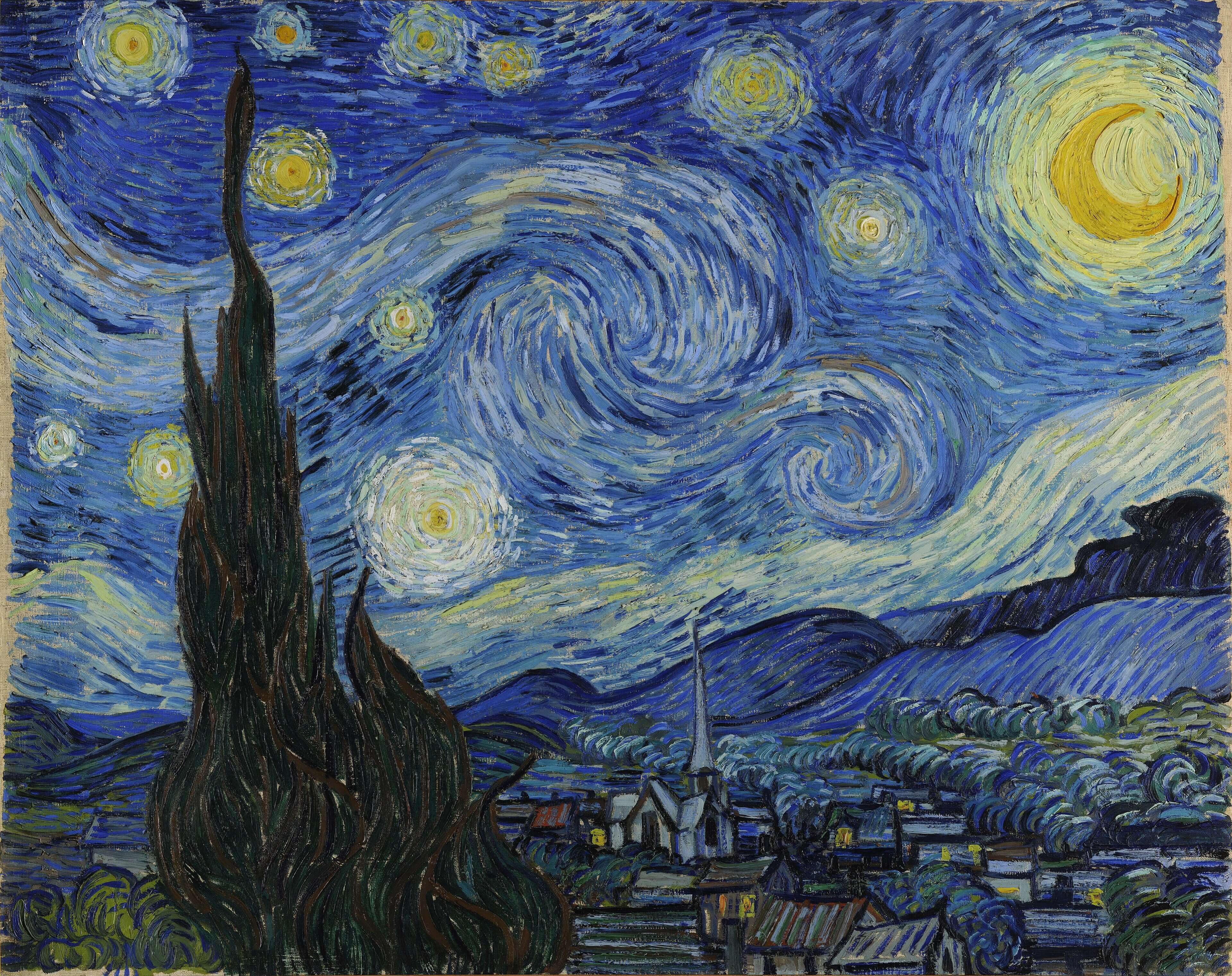 Vincent Van Gogh - Yıldızlı Gece