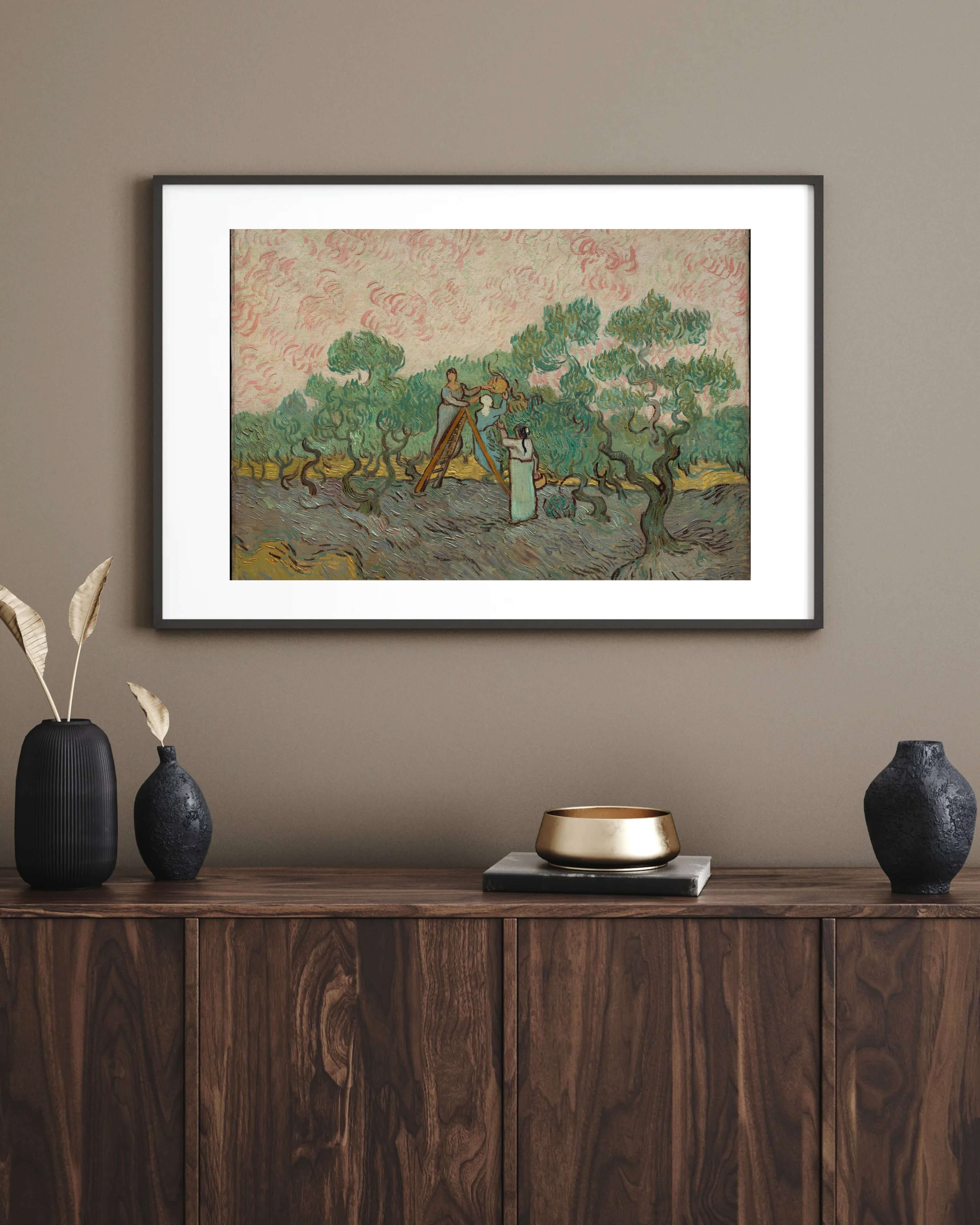 Vincent Van Gogh - Zeytin Toplayan Kadınlar