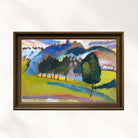 Wassily Kandinsky - Dalgalı Tepelerle Manzara