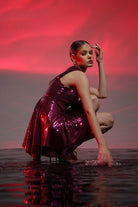 Gira Official-Bordo Payetli Mini Elbise-Elbise-7-Milagron.com