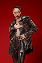 Gira Official-Gold Pullu Gömlek Pantolon Takım-Alt - Üst Takım-4-Milagron.com