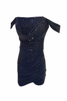 Gira Official-Payetli Korsaj Elbise Siyah-Elbise-4-Milagron.com