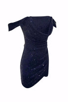 Gira Official-Payetli Korsaj Elbise Siyah-Elbise-5-Milagron.com