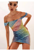 Gira Official-Rainbow Korsajlı Elbise-Elbise-1-Milagron.com