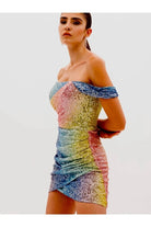 Gira Official-Rainbow Korsajlı Elbise-Elbise-2-Milagron.com