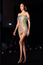 Gira Official-Rainbow Korsajlı Elbise-Elbise-4-Milagron.com