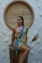 Gira Official-Rainbow Tek Omuz Elbise-Elbise-2-Milagron.com