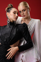 Gira Official-Siyah Triko Cut Out Detaylı Midi Elbise-Elbise-5-Milagron.com