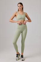 Glo Studio-Amelie Glossy Legging Desert Green-Tayt-1-Milagron.com