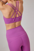 Glo Studio-Amelie Glossy Legging Mulberry-Tayt-5-Milagron.com