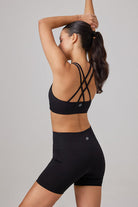 Glo Studio-Jasmine Glossy Bra Jet Black-Bralet-2-Milagron.com