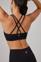 Glo Studio-Jasmine Glossy Bra Jet Black-Bralet-4-Milagron.com