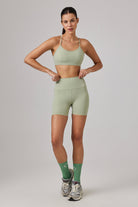 Glo Studio-Kendall Glossy Bra Desert Green-Bralet-2-Milagron.com