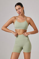 Glo Studio-Kendall Glossy Bra Desert Green-Bralet-3-Milagron.com