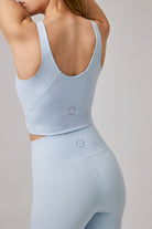 Glo Studio-Liz Glossy Crop Baby Blue-Crop Top-4-Milagron.com