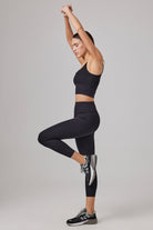 Glo Studio-Narin Glossy Legging Jet Black-Tayt-2-Milagron.com