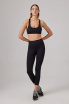 Glo Studio-Narin Glossy Legging Jet Black-Tayt-3-Milagron.com