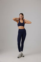 Glo Studio-Nil Seamless Bra Night Blue| Kadın Spor Ve Egzersiz Sütyeni-Bralet-1-Milagron.com