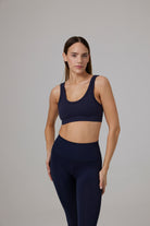 Glo Studio-Nil Seamless Bra Night Blue| Kadın Spor Ve Egzersiz Sütyeni-Bralet-3-Milagron.com