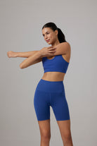 Glo Studio-Paris Seamless Biker Shorts Cobalt-Şort-2-Milagron.com