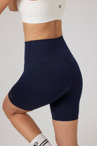Glo Studio-Paris Seamless Biker Shorts Night Blue-Şort-5-Milagron.com