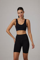 Glo Studio-Paris Seamless Biker Shorts Onyx-Şort-2-Milagron.com