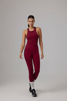 Glo Studio-Reina Seamless Legging Bordeaux-Tayt-2-Milagron.com