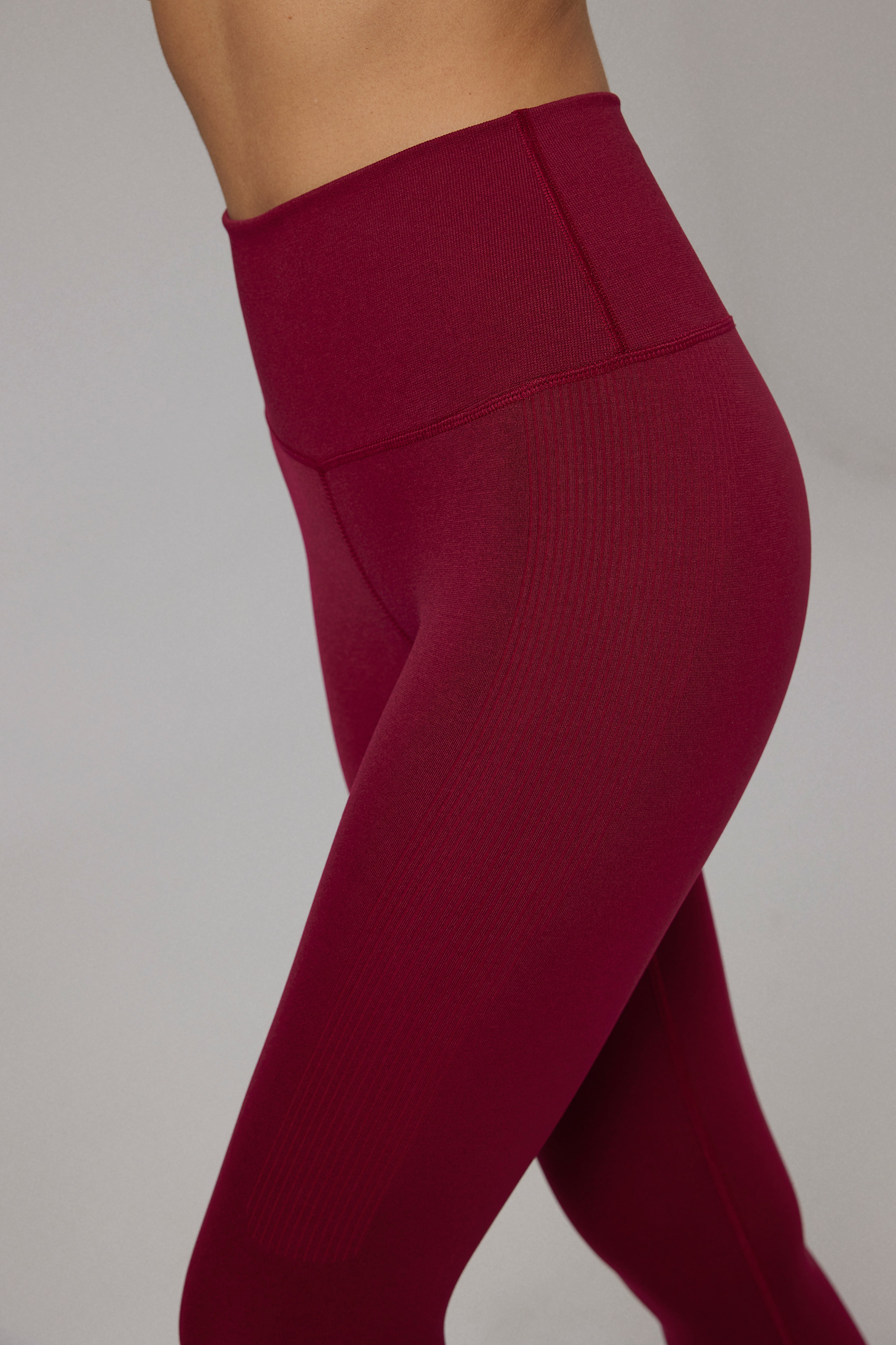 Glo Studio-Reina Seamless Legging Bordeaux-Tayt-5-Milagron.com