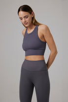 Glo Studio-Zola Seamless Crop Ash-Crop Top-5-Milagron.com