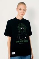 Gods Next Door-Eyes Up Here!-T-Shirts-5-Milagron.com