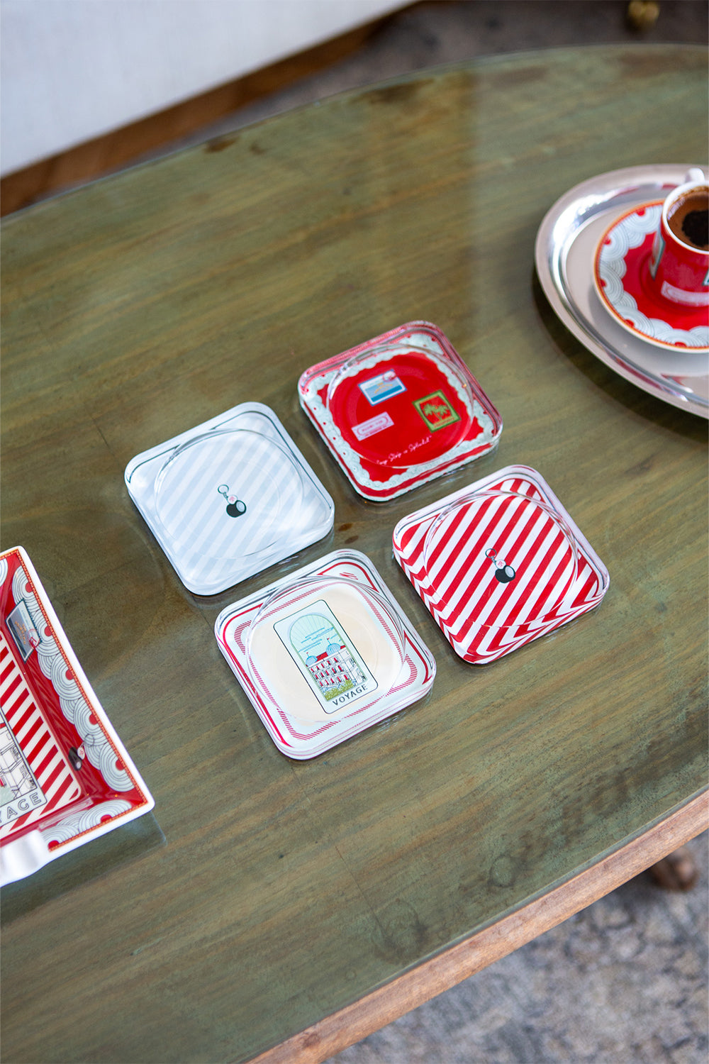 Splendid Palace Voyage 4'lü Bardak Altlığı - 0