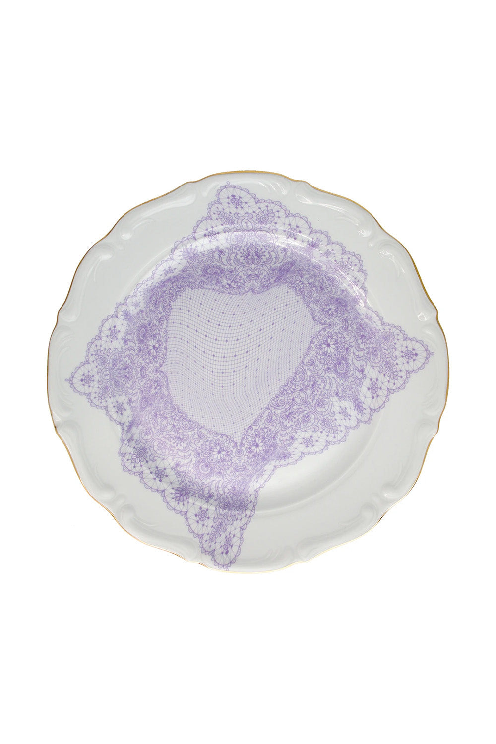 Volante Dentelle 27 Cm Porselen Tabak - 1