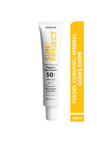 Görkito-The Sun Project Yüksek Korumalı Aydınlatıcı%100 Mineral Güneş Kremi High Protection Mineral Sun Cream 50+ Spf Pa++++ 40 Ml-Güneş Koruyucu-1-Milagron.com