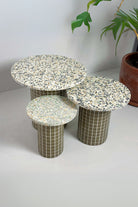 Grid Design-Cerazzo 3'lü Orta Sehpa-Sehpa-3-Milagron.com