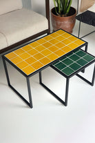 Grid Design-Retro Mid-Twin 2'li Orta Sehpa-Sehpa-1-Milagron.com
