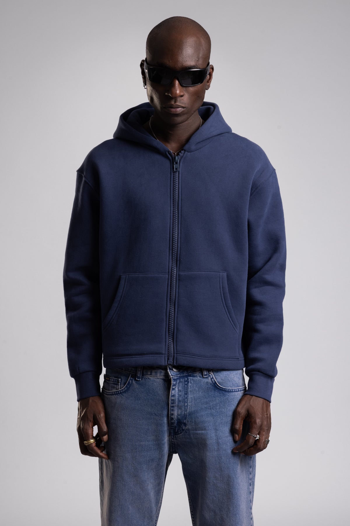 Catch-Kapüşonlu Fermuarlı Sweatshirt-Sweatshirts & Hoodies-7-Milagron.com