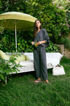 Handarte Los Angeles-Antrasit Müslin Pantolon-Pantolon-2-Milagron.com