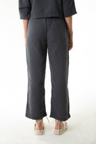 Handarte Los Angeles-Antrasit Müslin Pantolon-Pantolon-9-Milagron.com