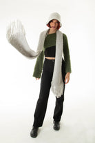 Handarte Los Angeles-Gri El Örgüsü Atkı-Atkı-4-Milagron.com