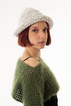 Handarte Los Angeles-Gri El Örgüsü Bucket şapka-Şapka-3-Milagron.com