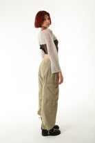 Handarte Los Angeles-Gri File El Örgüsü Crop Top-Crop Top-4-Milagron.com