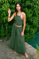 Handarte Los Angeles-Haki Palazzo Pantolon-Pantolon-2-Milagron.com